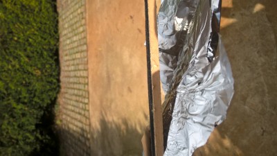 WP_20170916_14_03_35_Pro.jpg (1.42 Mio) Vu 5539 fois Petit test pour voir si ca fonctionne , le papier alu est là pour servir de conducteur pour dresser les fibres sur le support, et ca fonctionne