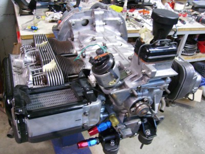 Full flow Type4 avec rallonge de sortie de pompe et support moteur modifié